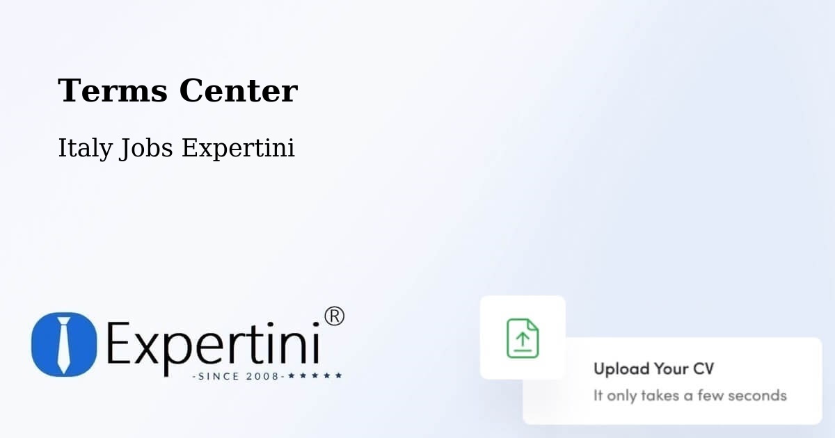 Terms of Service – Grotte - Italy Jobs Expertini